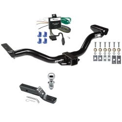 Trailer Tow Hitch For 00-04 Nissan Xterra All Models Complete Package w/ Wiring and 1-7/8" Ball