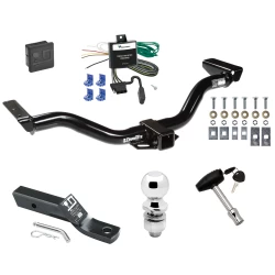 Trailer Tow Hitch For 00-04 Nissan Xterra All Models Deluxe Package Wiring 2" Ball and Lock