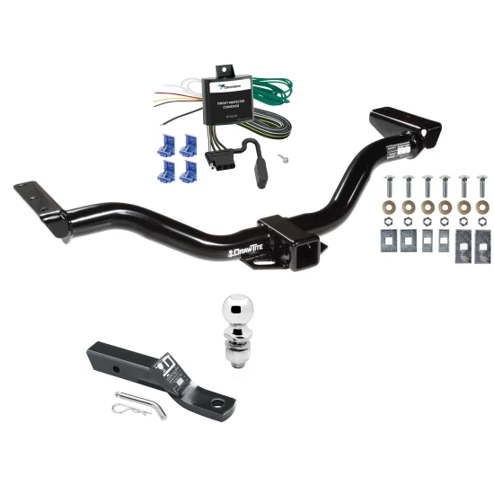 Trailer Tow Hitch For 00-04 Nissan Xterra All Models Complete Package w/ Wiring and 2" Ball