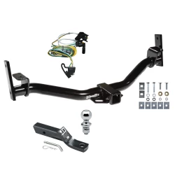 Trailer Tow Hitch For 02-03 Ford Explorer Sport Trac All Models Complete Package w/ Wiring and 1-7/8" Ball