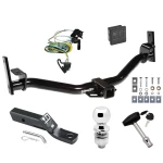 Trailer Tow Hitch For 02-03 Ford Explorer Sport Trac All Models Deluxe Package Wiring 2" Ball and Lock