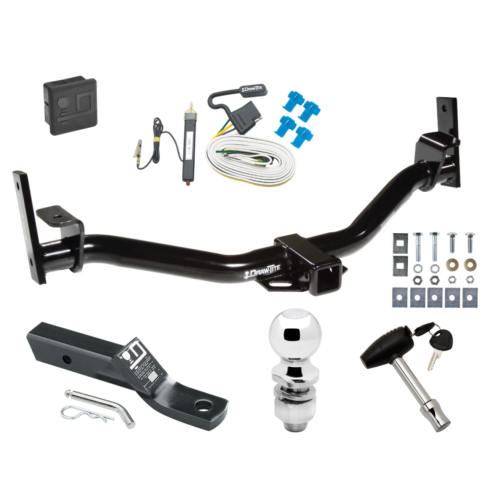 Trailer Tow Hitch For 01 04-05 Ford Explorer Sport Trac Deluxe Package Wiring 2" Ball and Lock