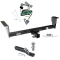 Custom Fit Trailer Hitch Wiring Harness (Plug & Play) 2" Drop Ball-Mount w/ Pin/Clip 1-7/8" Chrome Ball Installation Hardware Installation Instructions 75116 118380 23 63816 Draw-Tite Trailer Tow Hitch 01-06 Mitsubishi Montero Except Sport Trailer Tow Hitch For 01-06 Mitsubishi Montero Except Sport Complete Package w/ Wiring and 1-7/8" Ball