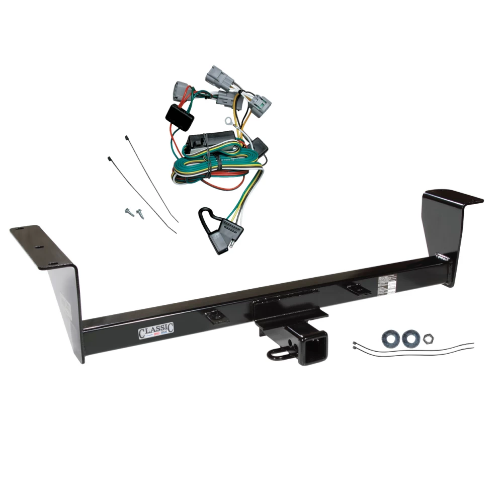 Trailer Tow Hitch For 01-06 Mitsubishi Montero Except Sport w/ Wiring Harness Kit