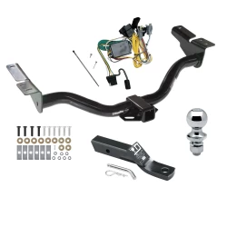 Trailer Tow Hitch For 01-03 Ford Escape Mazda Tribute Complete Package w/ Wiring and 1-7/8" Ball