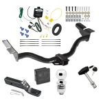 Trailer Tow Hitch For 2004 Ford Escape Mazda Tribute Deluxe Package Wiring 2" Ball and Lock