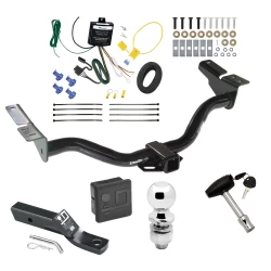 Trailer Tow Hitch For 2004 Ford Escape Mazda Tribute Deluxe Package Wiring 2" Ball and Lock