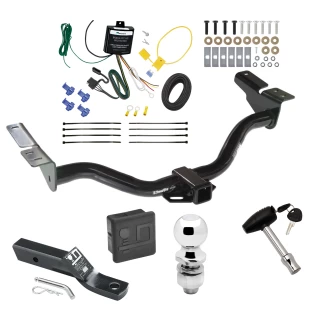 Trailer Tow Hitch For 2004 Ford Escape Mazda Tribute Deluxe Package Wiring 2" Ball and Lock