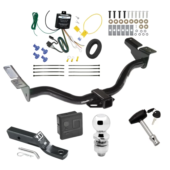 Trailer Tow Hitch For 2004 Ford Escape Mazda Tribute Deluxe Package Wiring 2" Ball and Lock