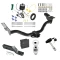 Trailer Tow Hitch For 2004 Ford Escape Mazda Tribute Deluxe Package Wiring 2" Ball and Lock