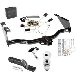 Trailer Tow Hitch For 04-07 Chrysler Town and Country Dodge Grand Caravan Exc Stow 'n Go Seats PKG Wiring 2" Ball and Lock