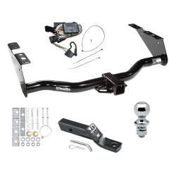 Trailer Tow Hitch For 96-00 Chrysler Dodge Plymouth Town and Country Grand Caravan Voyager PKG w/ Wiring and 1-7/8" Ball