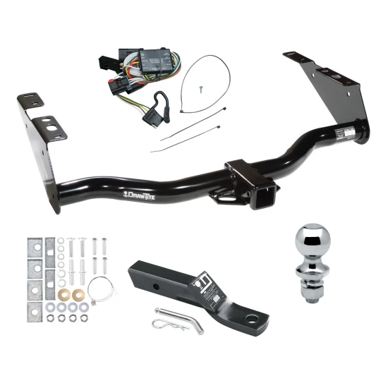 Trailer Tow Hitch For 96-00 Chrysler Dodge Plymouth Town and Country Grand Caravan Voyager PKG w/ Wiring and 1-7/8" Ball