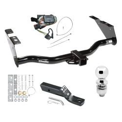 Trailer Tow Hitch For 96-00 Chrysler Dodge Plymouth Town and Country Grand Caravan Voyager PKG w/ Wiring and 2" Ball