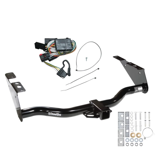 Trailer Tow Hitch For 96-00 Chrysler Dodge Plymouth Town and Country Grand Caravan Voyager w/ Wiring Harness Kit