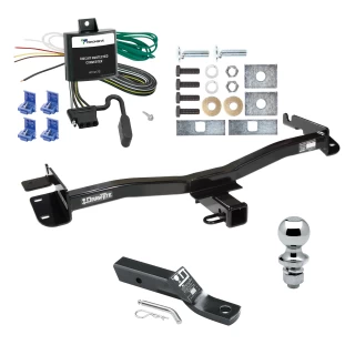 Trailer Tow Hitch For 98-03 Toyota Sienna All Models Complete Package w/ Wiring and 1-7/8" Ball