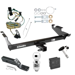 Trailer Tow Hitch For 87-95 Chevy G10 G20 G30 GMC G1500 G2500 G3500 Package Wiring 2" Ball and Lock