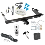 Trailer Tow Hitch For 78-96 Chevy GMC G Series Van Full Size Except Step Bumper Package Wiring 2" Ball and Lock