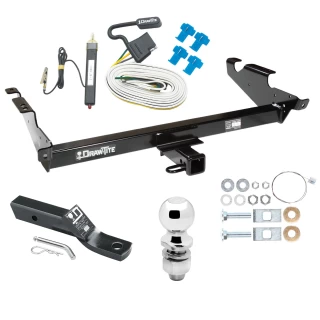 Trailer Tow Hitch For 78-96 Chevy GMC G Series Van Full Size Except Step Bumper Package w/ Wiring and 2" Ball