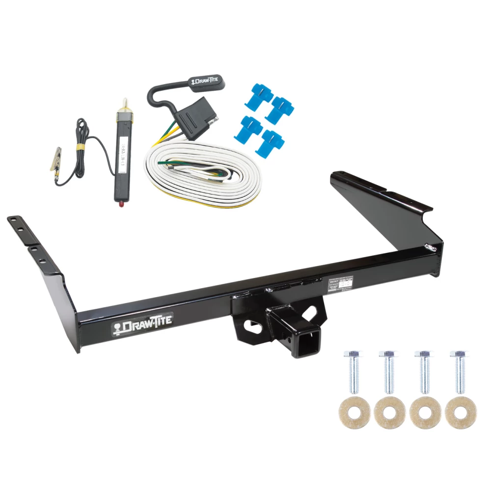 Trailer Tow Hitch For 90-05 Chevy Astro GMC Safari Extended Body w/ Wiring Harness Kit