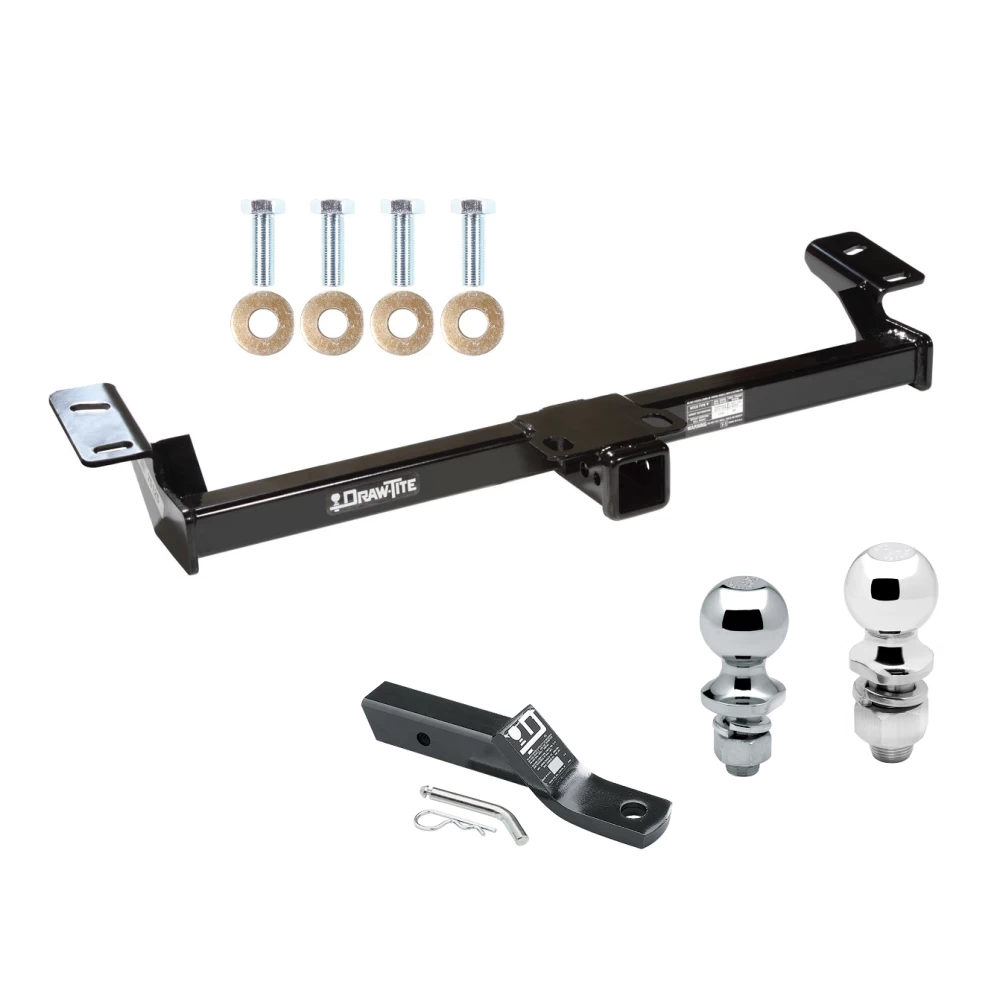 Trailer Tow Hitch For 96-05 Toyota RAV4 All Models Receiver w/ 1-7/8" and 2" Ball