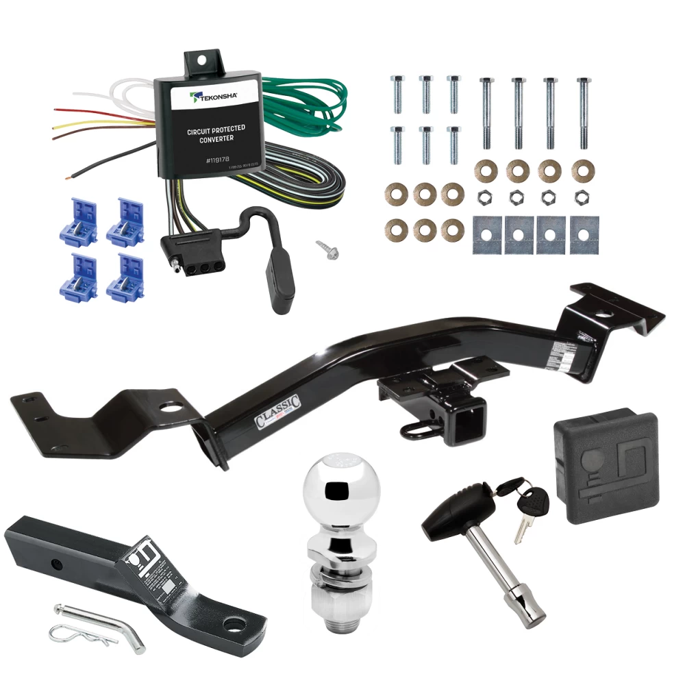 Trailer Tow Hitch For 01-07 Toyota Sequoia Deluxe Package Wiring 2" Ball and Lock