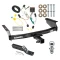 Trailer Tow Hitch For 02-07 Jeep Liberty All Models Complete Package w/ Wiring and 1-7/8" Ball