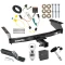Trailer Tow Hitch For 02-07 Jeep Liberty Deluxe Package Wiring 2" Ball and Lock