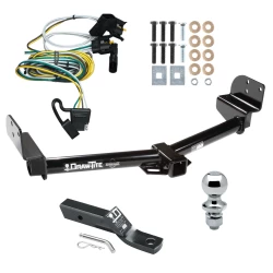 Trailer Tow Hitch For 02-03 Ford Explorer 4 Dr. Mercury Mountaineer 03-05 Lincoln Aviator Package w/ Wiring and 1-7/8" Ball