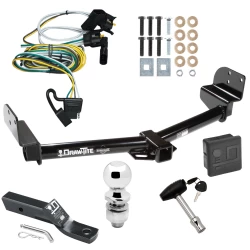 Trailer Tow Hitch For 02-03 Ford Explorer 4 Dr. Mercury Mountaineer 03-05 Lincoln Aviator Package Wiring 2" Ball and Lock