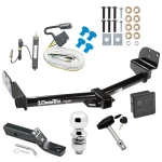 Trailer Tow Hitch For 04-05 Ford Explorer Mercury Mountaineer 05-05 Lincoln Aviator Package Wiring 2" Ball and Lock