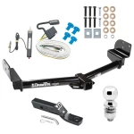 Trailer Tow Hitch For 04-05 Ford Explorer Mercury Mountaineer 05-05 Lincoln Aviator Package w/ Wiring and 2" Ball