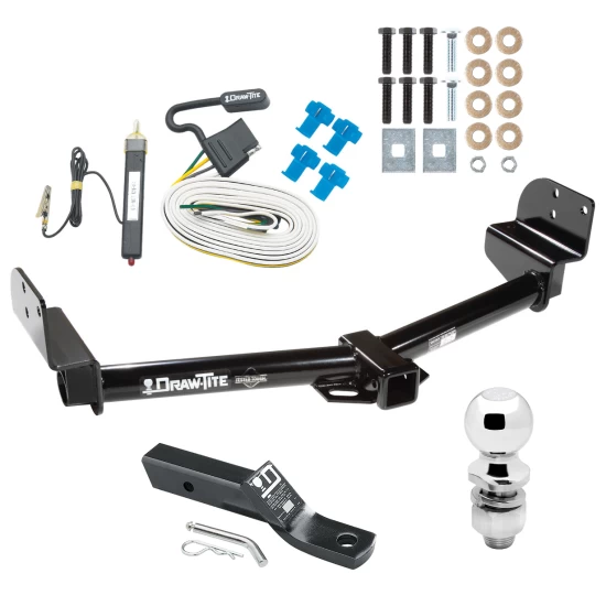 Trailer Tow Hitch For 04-05 Ford Explorer Mercury Mountaineer 05-05 Lincoln Aviator Package w/ Wiring and 2" Ball