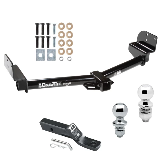 Trailer Tow Hitch For 02-05 Ford Explorer Mercury Mountaineer Aviator Receiver w/ 1-7/8" and 2" Ball