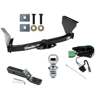 Trailer Tow Hitch For 99-04 Jeep Grand Cherokee Complete Package w/ Wiring and 1-7/8" Ball