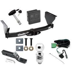 Trailer Tow Hitch For 99-04 Jeep Grand Cherokee Deluxe Package Wiring 2" Ball and Lock