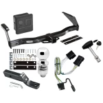 Trailer Tow Hitch For 01-03 Dodge Van Deluxe Package Wiring 2" Ball and Lock