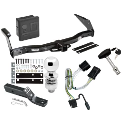 Trailer Tow Hitch For 01-03 Dodge Van Deluxe Package Wiring 2" Ball and Lock