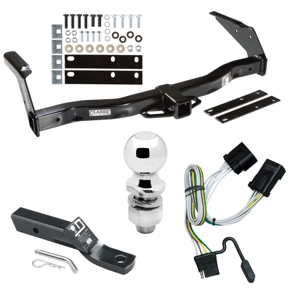 Custom Fit Trailer Hitch Wiring Harness (Plug & Play) 2" Drop Ball-Mount w/ Pin/Clip 2" Chrome Ball Installation Hardware Installation Instructions 75140 118381 23 63845 Draw-Tite Trailer Tow Hitch 01-03 Dodge Van Ram 1500 2500 3500 Complet Trailer Tow Hitch For 01-03 Dodge Van Ram 1500 2500 3500 Complete Package w/ Wiring and 2" Ball