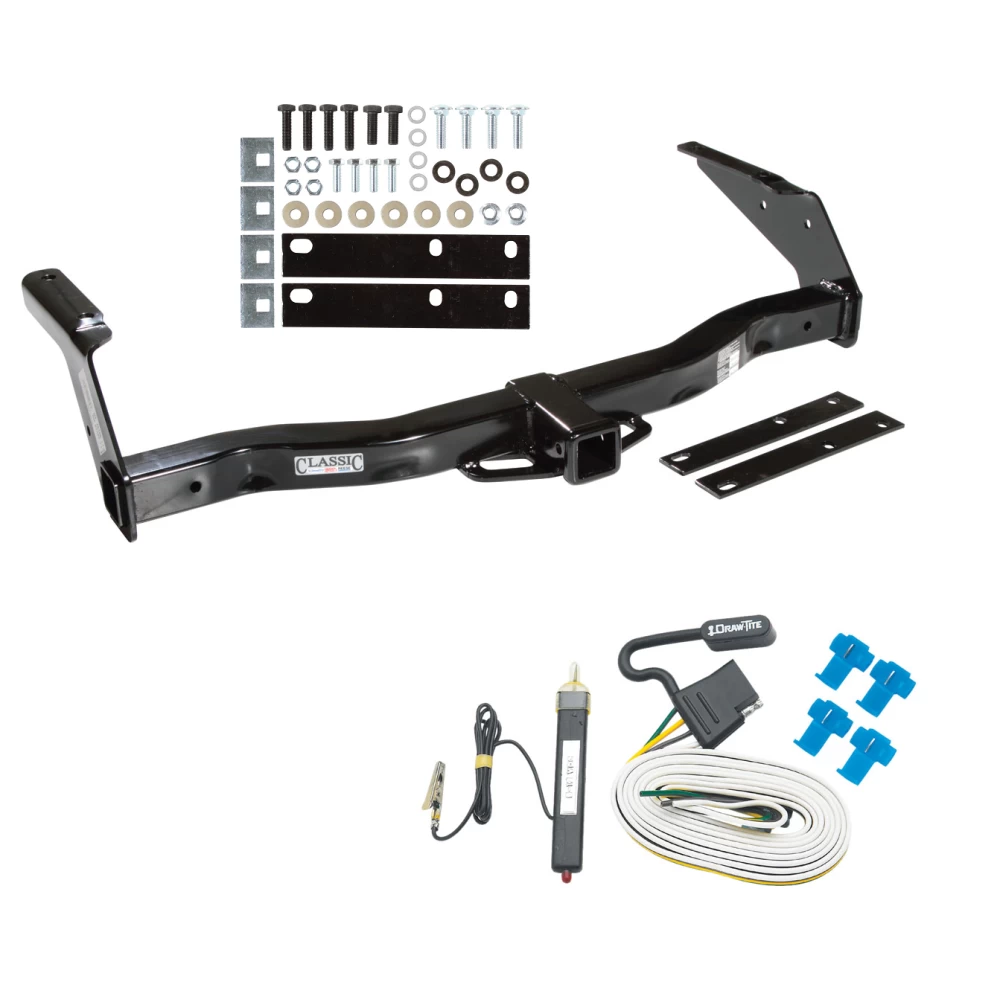 Trailer Tow Hitch For 78-92 Dodge Van B100 B150 B200 B250 B300 B350 w/ Wiring Harness Kit