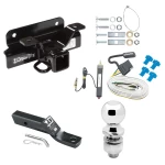 Trailer Tow Hitch For 03-08 Dodge Ram 1500 03-10 2500 3500 (1500 Models Built in/after Nov 02 Complete Package w/ Wiring and 2" Ball