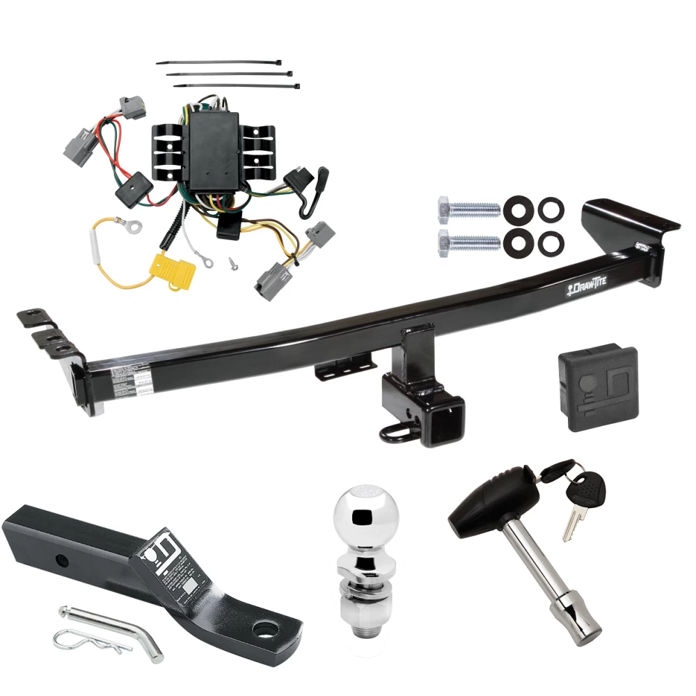 Trailer Tow Hitch For 05-14 Volvo XC90 All Models Deluxe Package Wiring 2" Ball and Lock