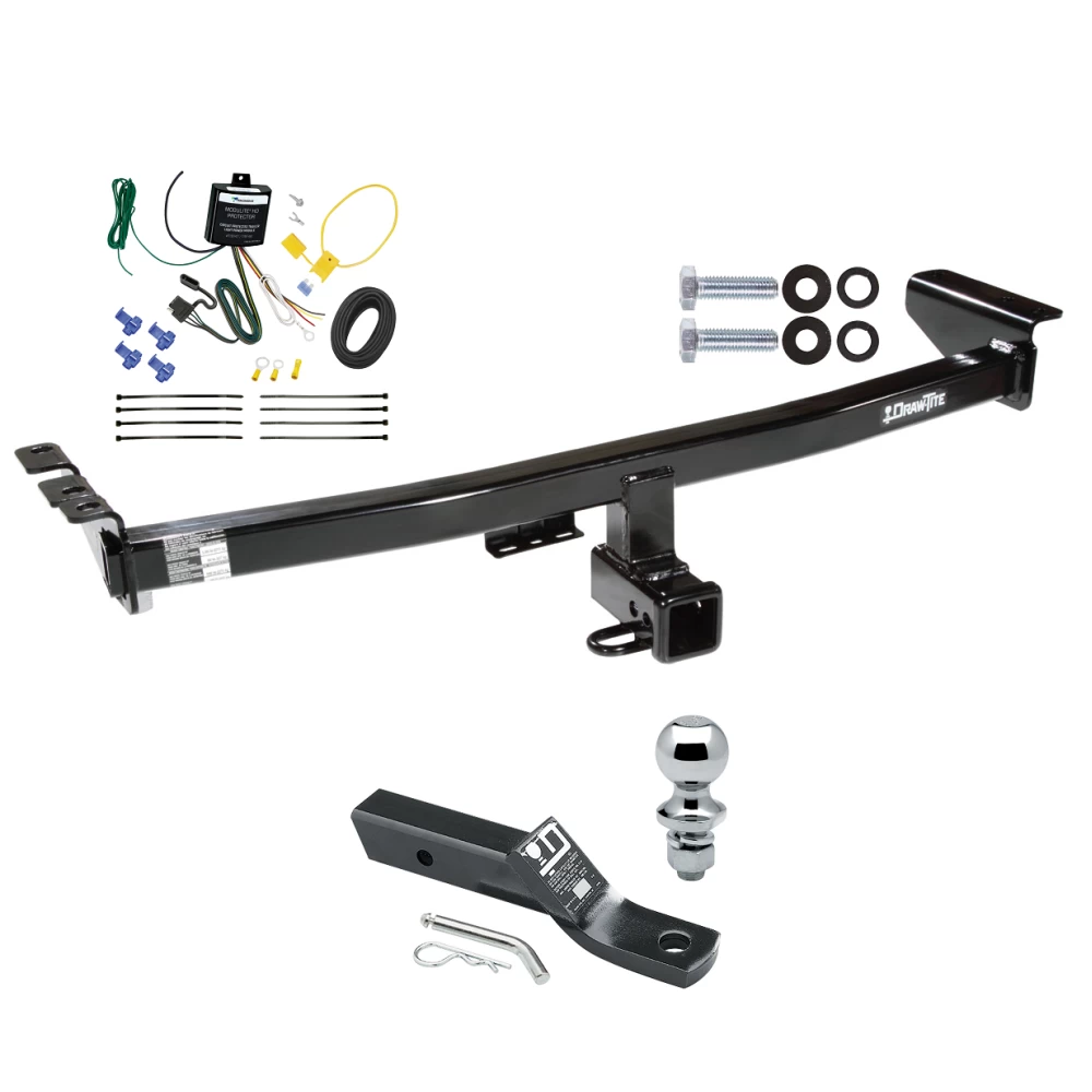 Trailer Tow Hitch For 03-04 Volvo XC90 All Models Complete Package w/ Wiring and 1-7/8" Ball