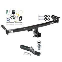 Trailer Tow Hitch For 03-04 Volvo XC90 All Models Complete Package w/ Wiring and 1-7/8" Ball