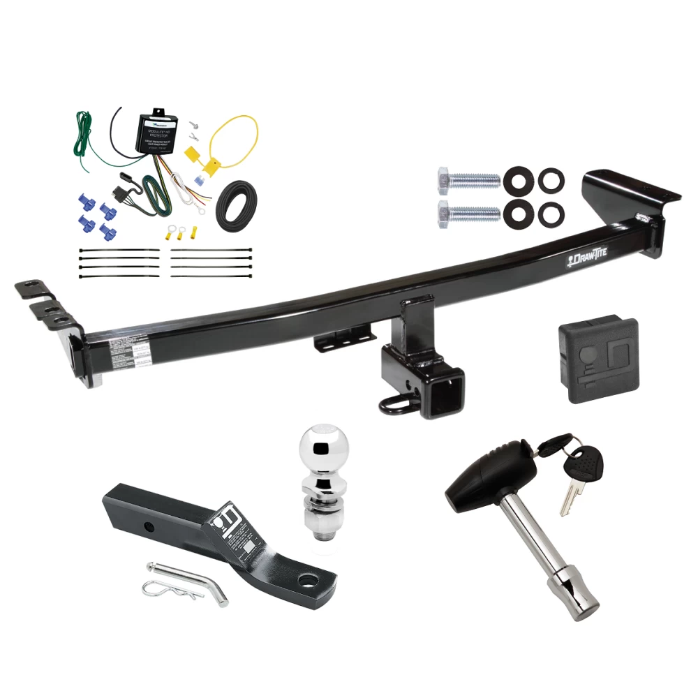 Trailer Tow Hitch For 03-04 Volvo XC90 All Models Deluxe Package Wiring 2" Ball and Lock