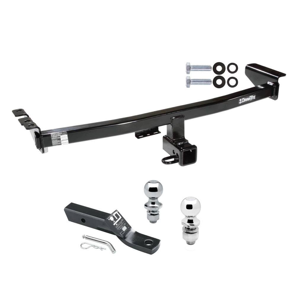 Trailer Tow Hitch For 03-14 Volvo XC90 All Models Receiver w/ 1-7/8" and 2" Ball