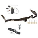 Trailer Tow Hitch For 04-07 Toyota Highlander w/ factory Tow PKG Complete Package w/ Wiring and 1-7/8" Ball