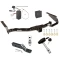 Trailer Tow Hitch For 04-07 Toyota Highlander w/ factory Tow PKG Deluxe Package Wiring 2" Ball and Lock