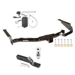 Trailer Tow Hitch For 04-07 Toyota Highlander w/ factory Tow PKG Complete Package w/ Wiring and 2" Ball