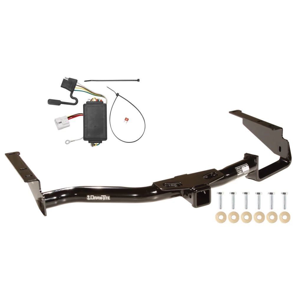Trailer Tow Hitch For 04-07 Toyota Highlander w/ factory Tow PKG w/ Wiring Harness Kit